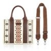 613GqJAGkuL.jpg Mairo Lifestyle Canvas Shoulder Bag Hobo Handbag Casual Aztec Tote Bag (Small)