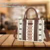 617Ii3Lm9TL.jpg Mairo Lifestyle Canvas Shoulder Bag Hobo Handbag Casual Aztec Tote Bag (Small)