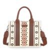 Mairo Lifestyle Canvas Shoulder Bag Hobo Handbag Casual Aztec Tote Bag (Small)