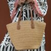 716908QNRNL.jpg MAIRO LIFESTYLE Straw Handmade Boho Summer Beach Shoulder Bag (Brown 2)